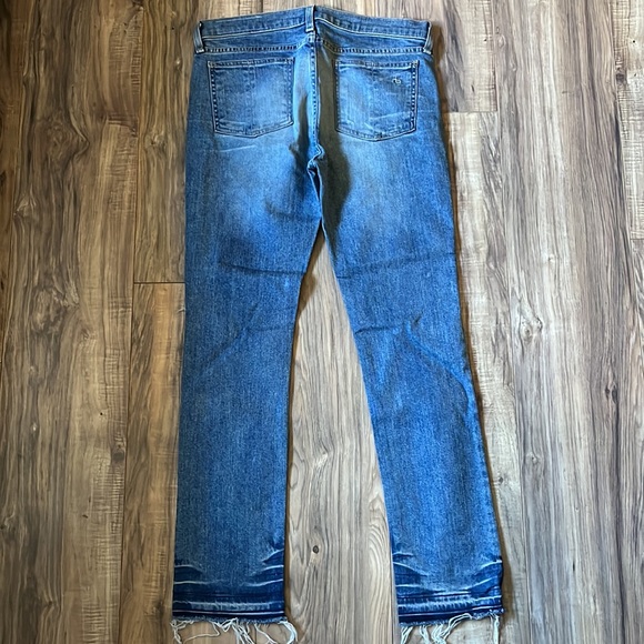 Rag & Bone Crop Jeans Ensenada Wash Raw Hem 28 - Picture 7 of 8